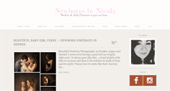 Desktop Screenshot of newbornsbynicola.com